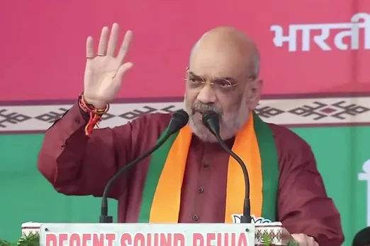 Home Minister Amit Shah targets Congress ahead of elections