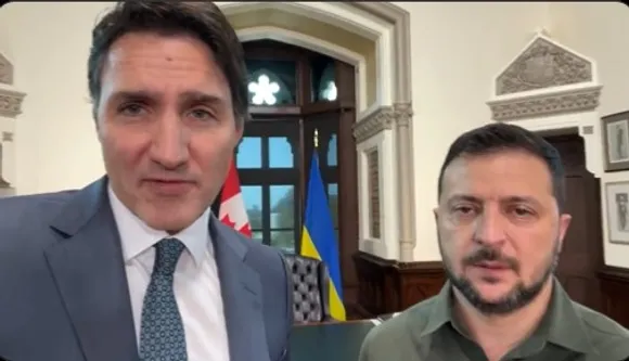 Prime Minister Trudeau stands by Ukraine in a terrible war