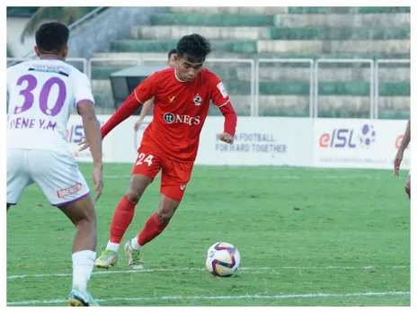 Aizawl FC player shines with skill despite team losing