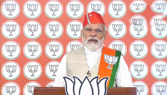 Ahead of Election, PM Modi addresses BJP workers