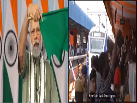 PM Modi flags off Ajmer-Delhi Cantt. Vande Bharat Express train