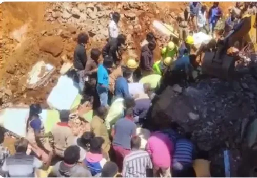 Six workers die after portion of building collapses