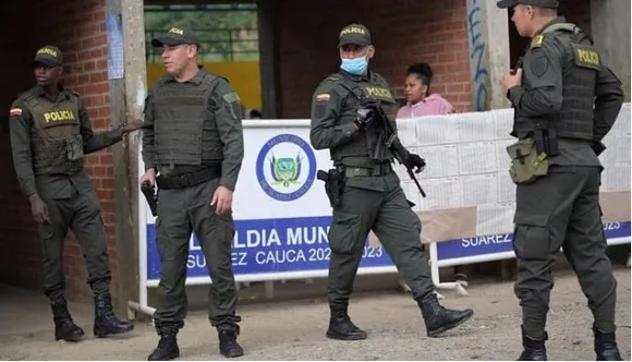 nine killed in clashes between colombia rebel groups