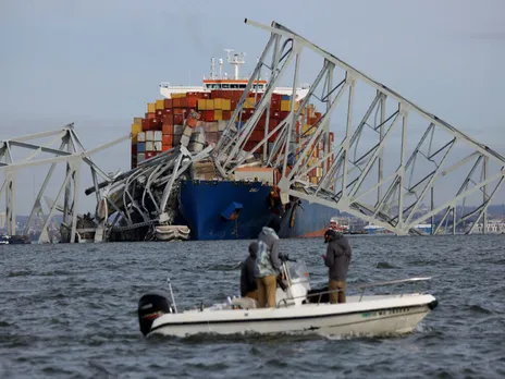 Ship with 22 Indian crew members on board crashes into bridge in US