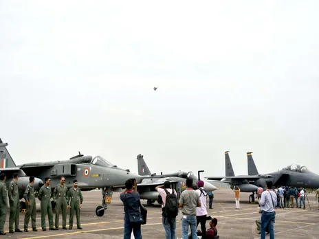 US and Indian fighter jets were seen conducting a joint exercise in West Midnapore