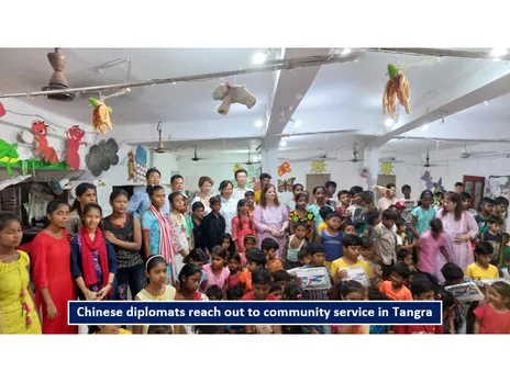 Chinese diplomats reaches out to community service in Tangra