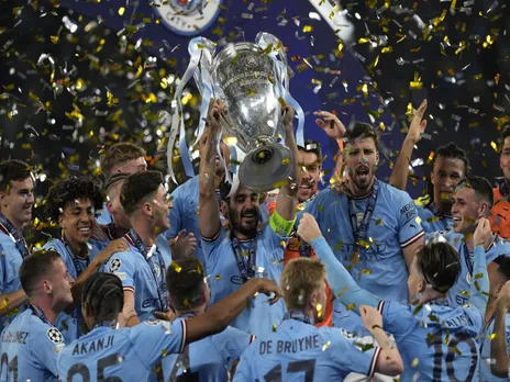 Manchester City break Champions League Trophy drought