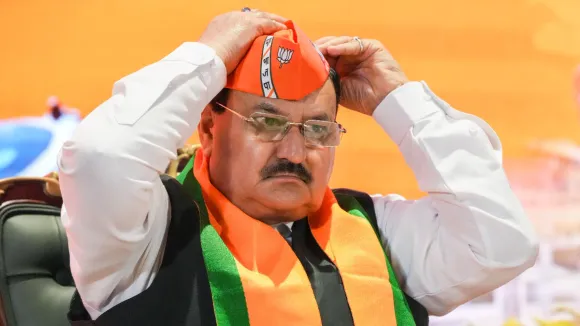 BJP National President JP Nadda Takes Oath As Member of Rajya Sabha