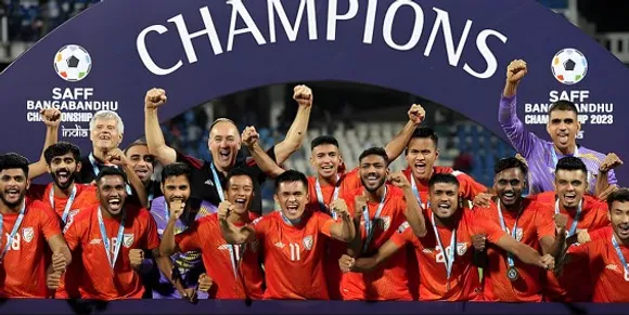 It's 2023, success in football! India is a 9-time champion