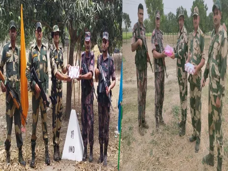 Eid-ul-Fitr :  BSF and BGB exchanged greetings at various Border posts