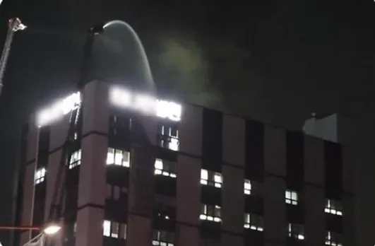 Shocking! Fire at the hospital
