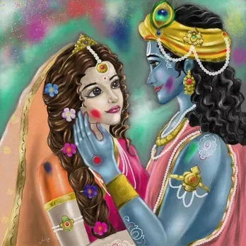 Pin by Sweet Lord Krishna on Krishna Arts | Holi images, Radha krishna  images, Holi special