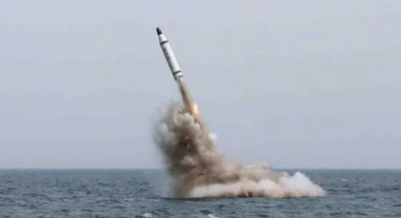 North Korea fires missile from submarine