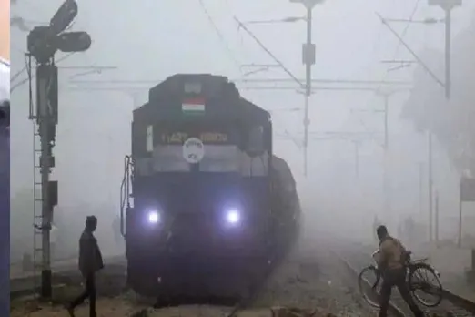 Due to dense fog, many train late by 5 hours