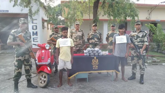 Border Youths are constantly exploited by kingpins, two smugglers arrested by BSF today
