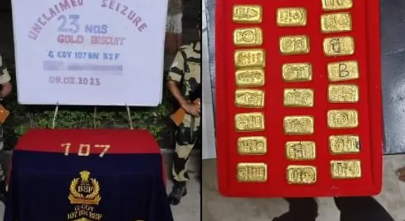 Gold worth Rs 1.43 crore recovered from India-Bangladesh border