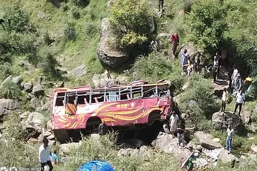 Bus Accident in Poonch, 4 Passangers Dead On Spot