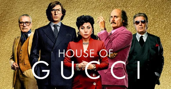 LADY GAGA REVEALS  SHE AND SALMA HAYEK SHOT "HOUSE OF GUCCI" SEX SCENE THAT DIDN'T MAKE IT INTO THE MOVIE.