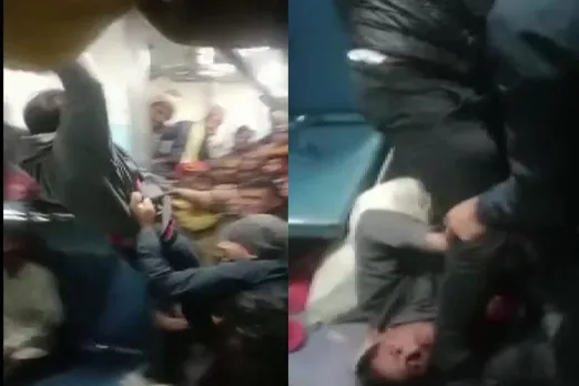 Railway employees thrash a passenger for not having tickets