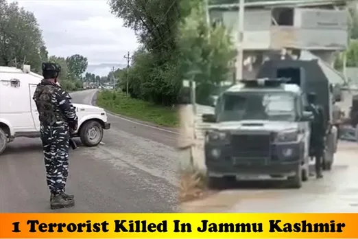 1 gun down In Jammu Kashmir