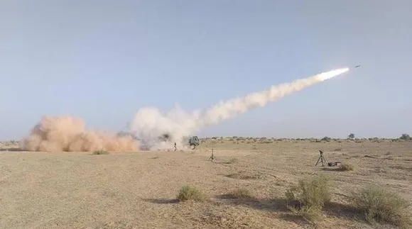 Successful new 'Pinak' rocket test at Pokhran