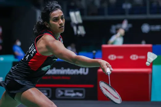 PV SINDHU IN THE SEMI-FINALS OF SINGAPORE OPEN