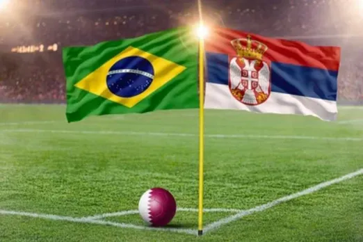 Brazil-Serbia match is going on