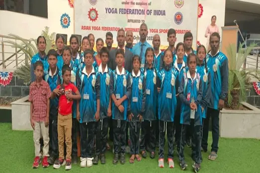 Puducherry Yoga Sports Team has participated in the 47th Sub-Junior and Junior National Yogasana Sports Championship