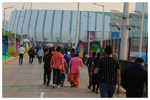 Hockey WC: Fans pouring into the venue for the first World Cup match of India