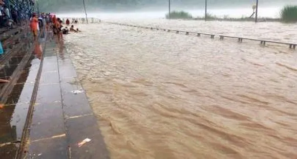 Due to rain in highland areas, Ganga has increased