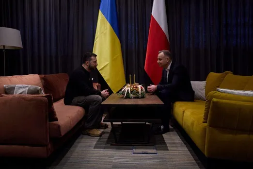 Zelenskiy met with the Polish President