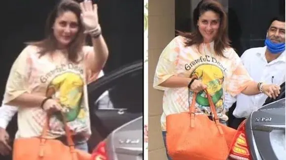 Kareena Kapoor Khan's orange tie-dye H&M T-shirt won't burn hole in your pocket