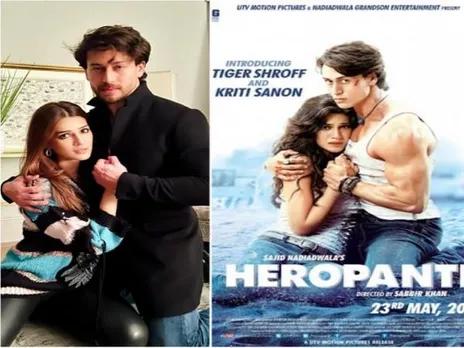 Kriti Sanon, Tiger Shroff recreate 'Heropanti' poster pose