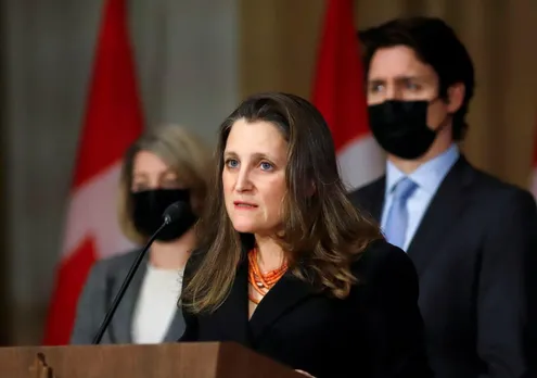 CANADA'S NEW SANCTIONS TARGETING RUSSIA COULD HURT  CANADA'S ECONOMY As Well....Says FREELAND