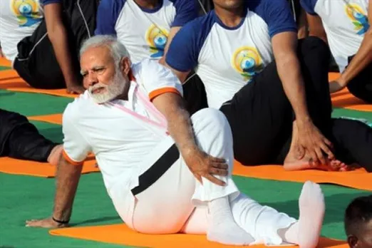 PM Modi called for the celebration of Yoga Day