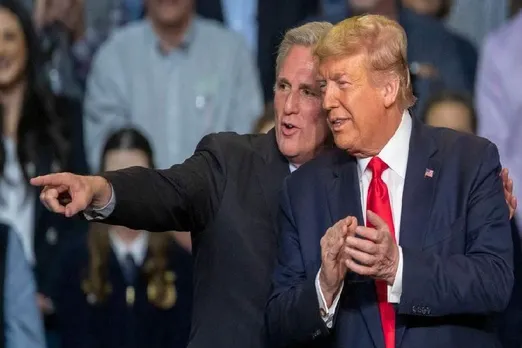 McCarthy credited Trump for the win