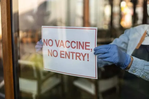 'No vaccine, no entry'