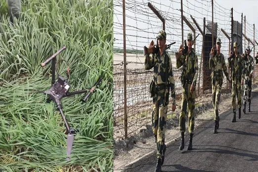 BSF troops down drone in Punjab's Ferozpur