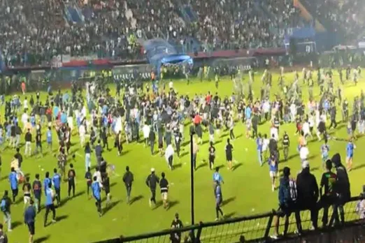 Riots during football match, 129 dead