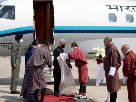 Jaishankar Arrives in Bhutan