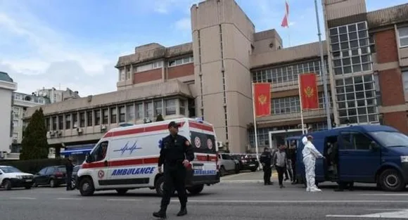 1 killed, 5 injured in explosion outside Montenegro court