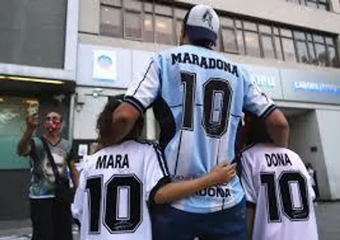 Argentina is spending weekend of late Maradona