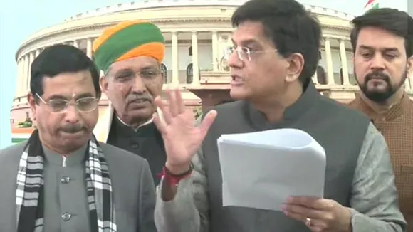 Opposition does not want parliament to function: Piyush Goyal