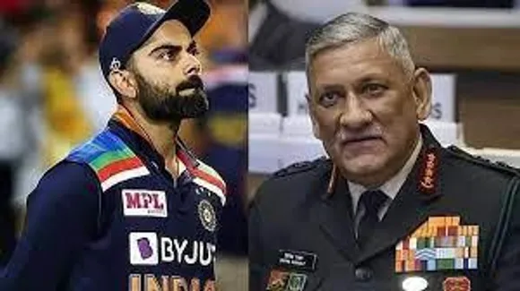 Virat mourning over the death of Bipin Rawat