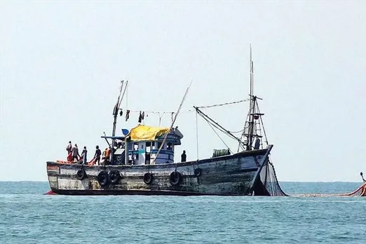 Pakistani fishing boat detained in 'Harami Nala' creek area