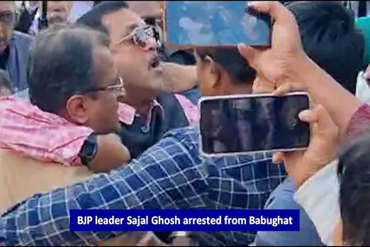 BJP leader Sajal Ghosh arrested from Babughat