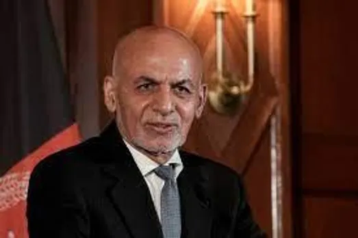What message did Ghani convey to the Afghanpeople?