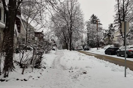 ANM News Exclusive: USA's Madison is covered with snow