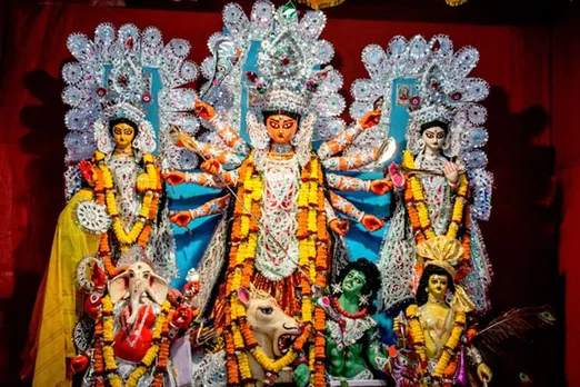 Durga Puja Of Sabarna Roychowdhury Family As ''Atchala''