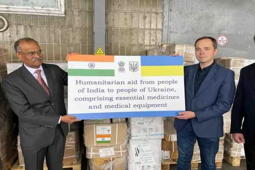 12th shipment of humanitarian aid from India has been delivered to Ukraine